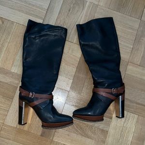 Hugo Boss High Heel Boots, Size 40 - image 1